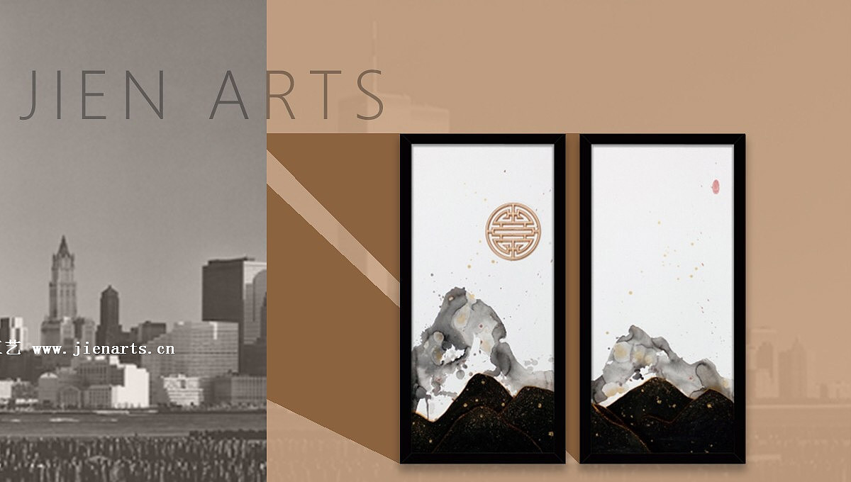 集恒工艺/实物装饰画/软装艺术