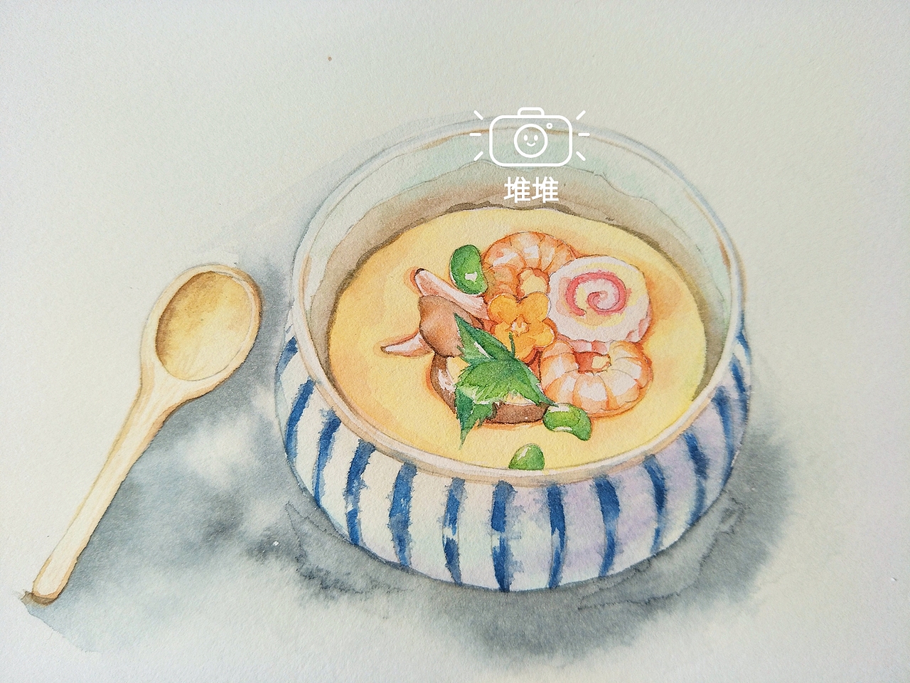 水彩日料绘（图ZMTA0MTkzMzk2） - 商业插画 - 站酷设计师堆堆睿原创素材 - 站酷ZCOOL