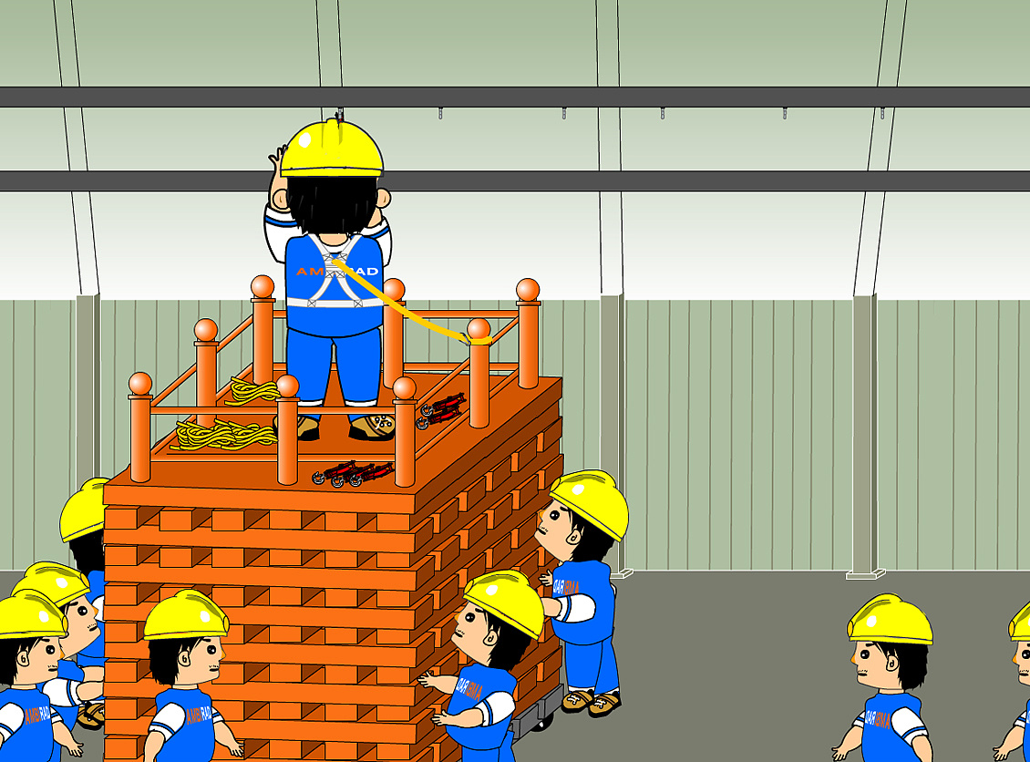 商业动画《 燃气红外线辐射采暖安装动画(上)》