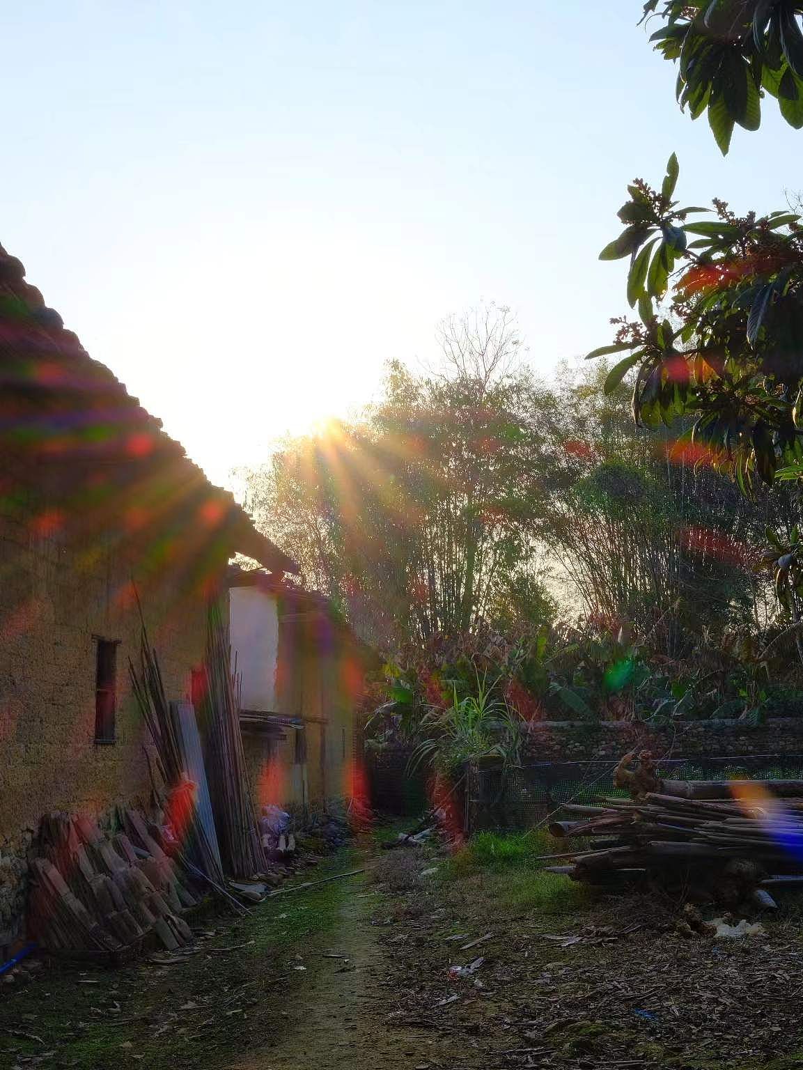 2023年春节乡村的早上2