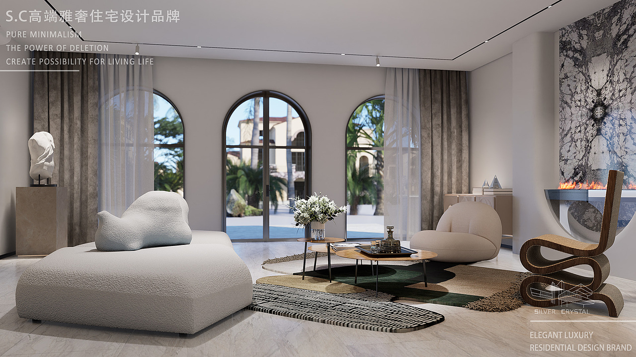 鱼骨设计——美林湖冯府壹号楼