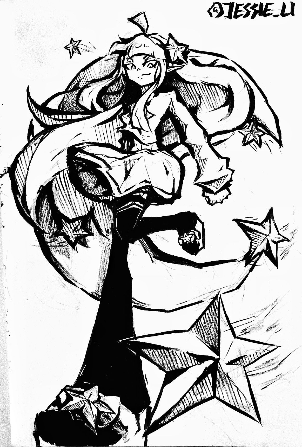 2022人物设计黑白篇