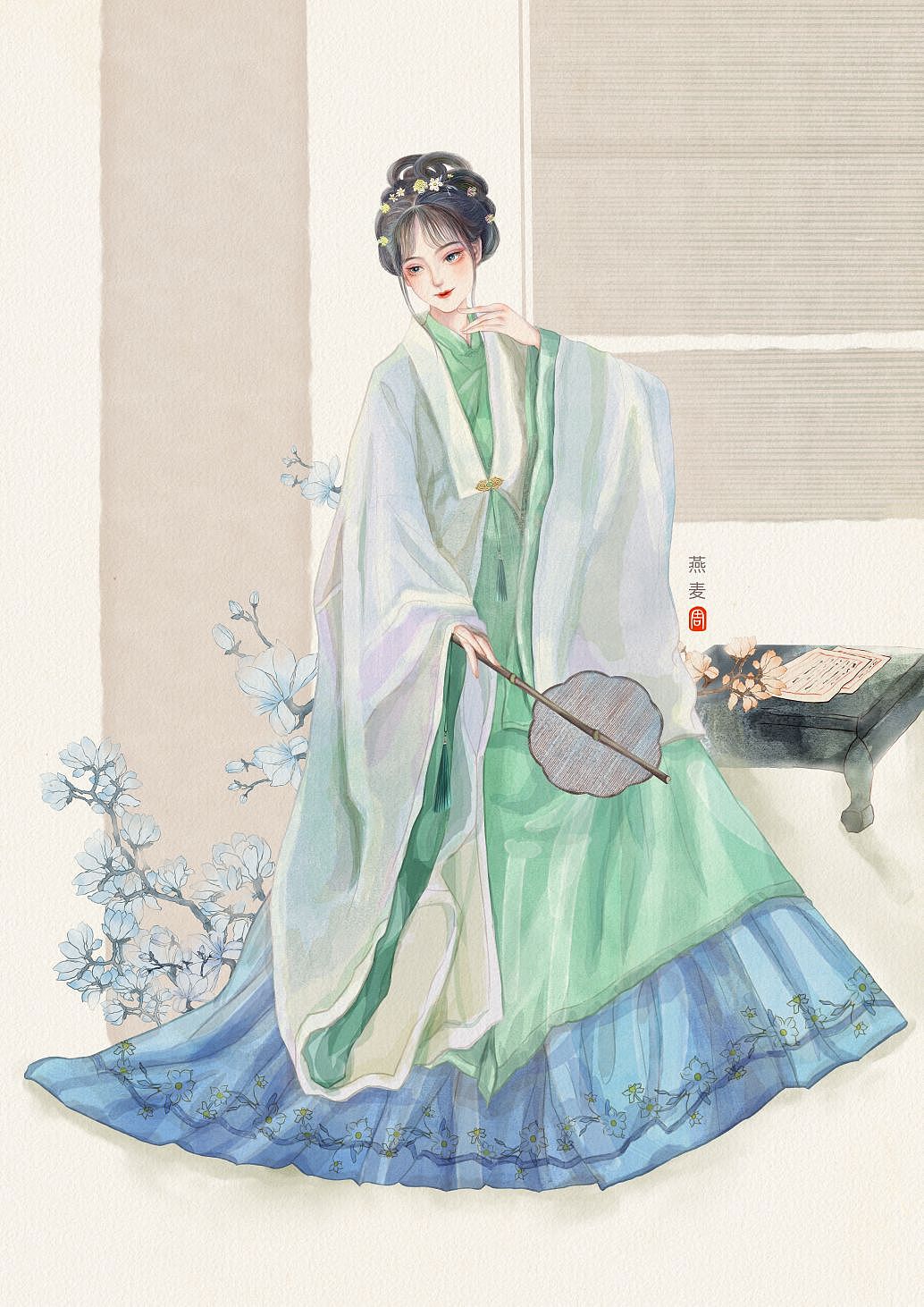 古风插画•美人图