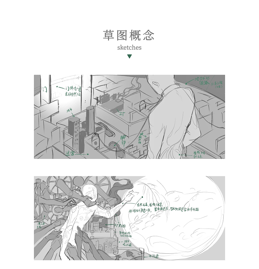 生态病理学 |艺术装置封面 | 附创作过程分享（图ZMzIyNDY5MzAw） - 艺术插画 - 站酷设计师诗人冠桂环原创素材 - 站酷ZCOOL