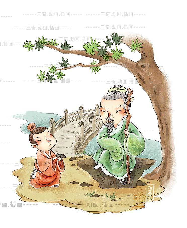 儿童插画--弟子规。已商用。