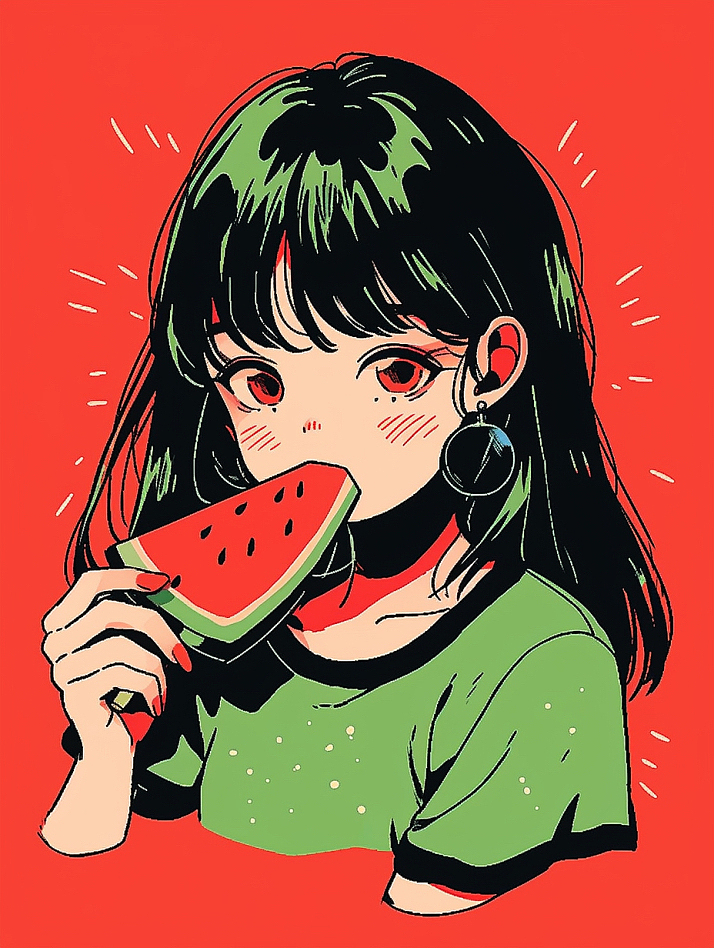midjourney彩漫