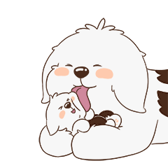 姣婆乐与小喇叭（图ZNzkwMTY3MTY=） - 网络表情 - 站酷设计师芥末小E原创素材 - 站酷ZCOOL