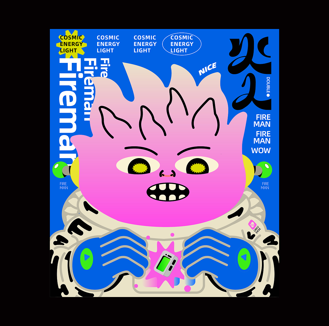 趣味字体插画海报设计/Fun Poster Design(图ZMjcyMjQyOTI4) - 宣传物料 - 站酷设计师Double多宝原创素材 - 站酷ZCOOL