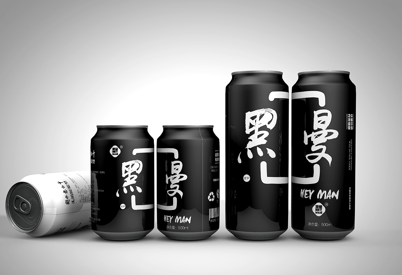 衡水老白干 黑曼 啤酒包装设计（图ZMTU3ODUzMzYw） - 包装 - 站酷设计师minibatman原创素材 - 站酷ZCOOL