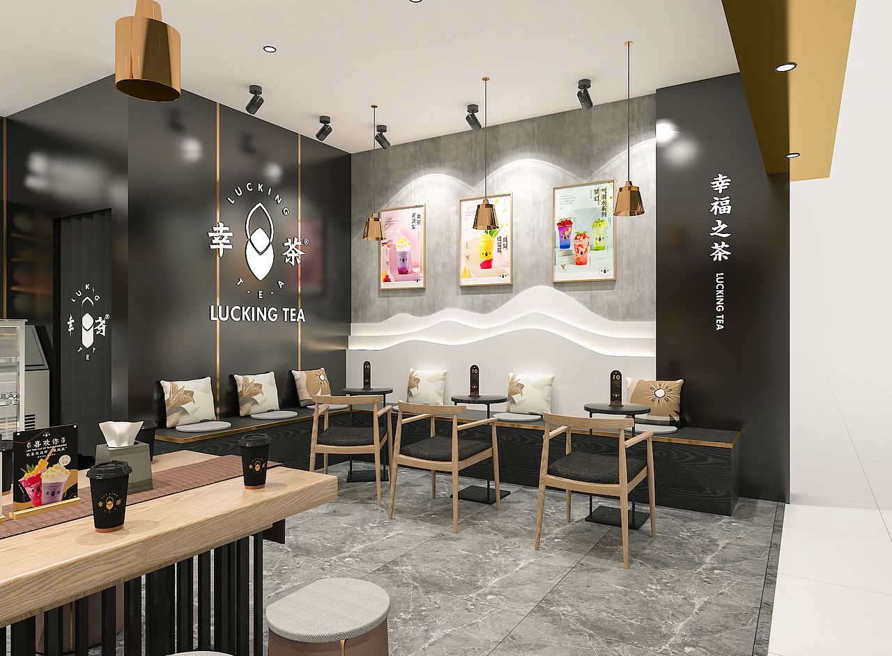 幸茶-餐饮空调设计（图ZMjcwNTg4NDY0） - 酒店餐饮设计 - 站酷设计师白洞设计原创素材 - 站酷ZCOOL