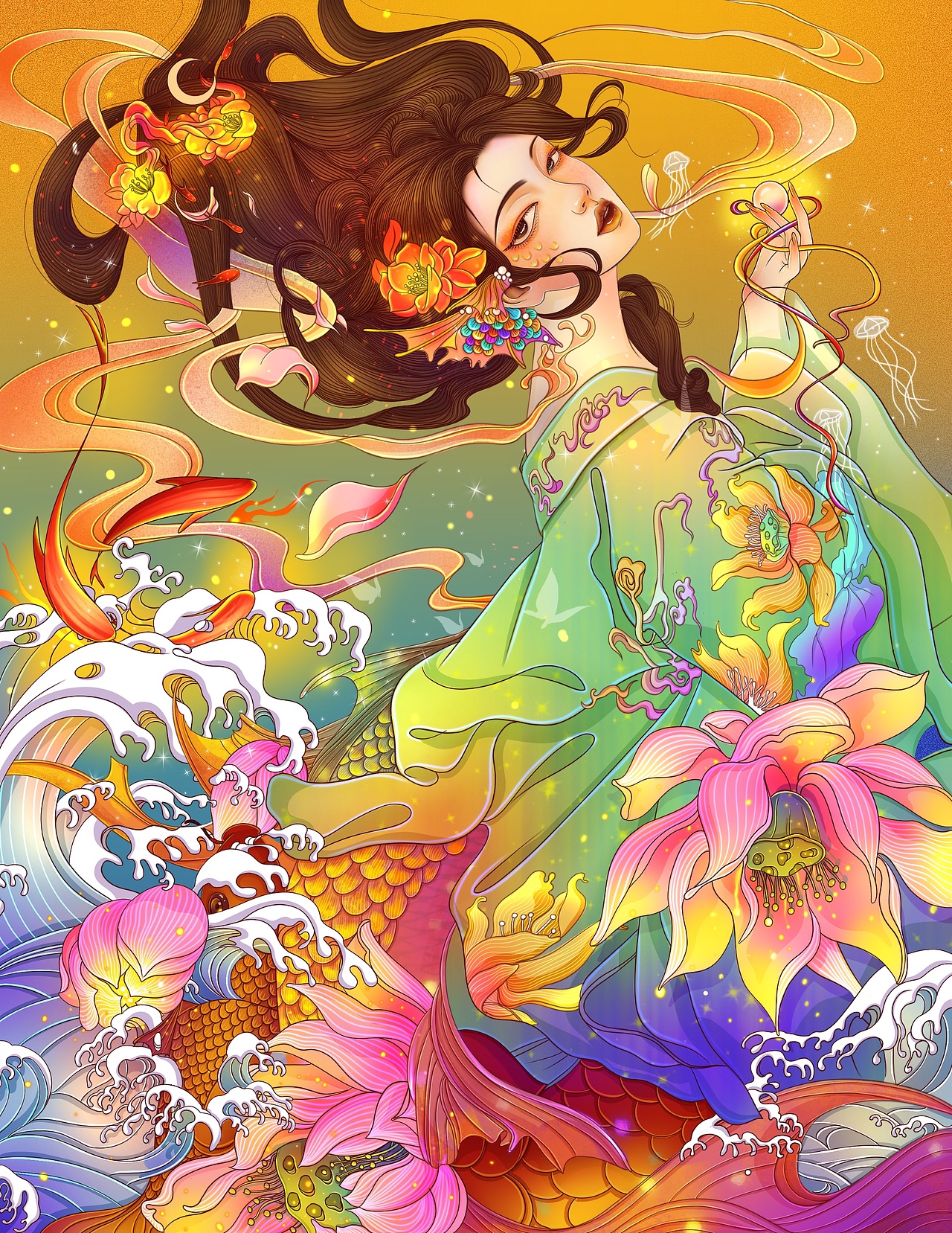 国风古风美人插画合集（图ZMjk4NDY1MTEy） - 商业插画 - 站酷设计师幸媚原创素材 - 站酷ZCOOL