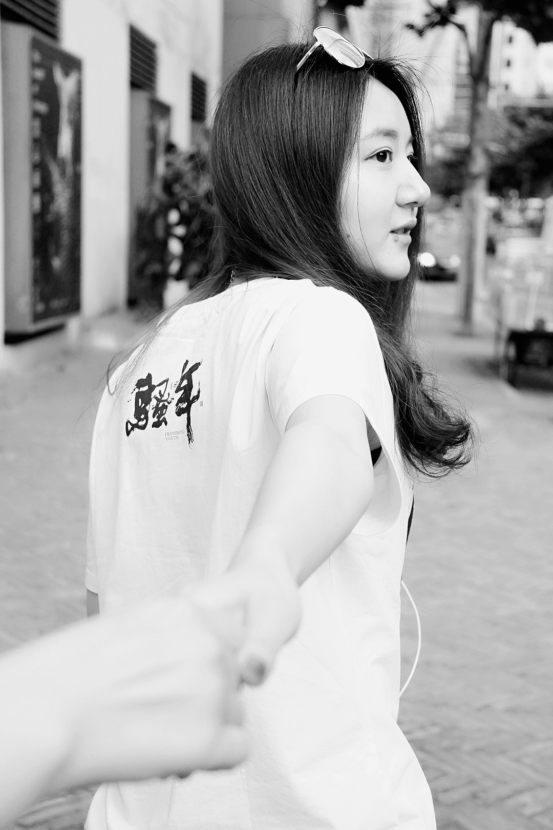 白墨广告-黄陵野鹤摄影-Loretta-骚年潮T恤-美人兮有痣