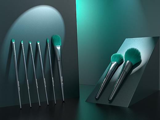 化妝刷 建模渲染（個人主頁-ZNDg0MDk3NzI=） - 場景 - 站酷設計師超級蔡v原創(chuàng)素材 - 站酷ZCOOL