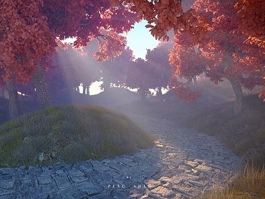 林間下路（個(gè)人主頁(yè)-ZNTYxMzUyMzI=） - 場(chǎng)景 - 站酷設(shè)計(jì)師鵬哨原創(chuàng)素材 - 站酷ZCOOL