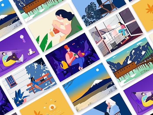 插画集（个人主页-ZNDM5NzkxNDA=） - 创作习作 - 站酷设计师默毓之语原创素材 - 站酷ZCOOL