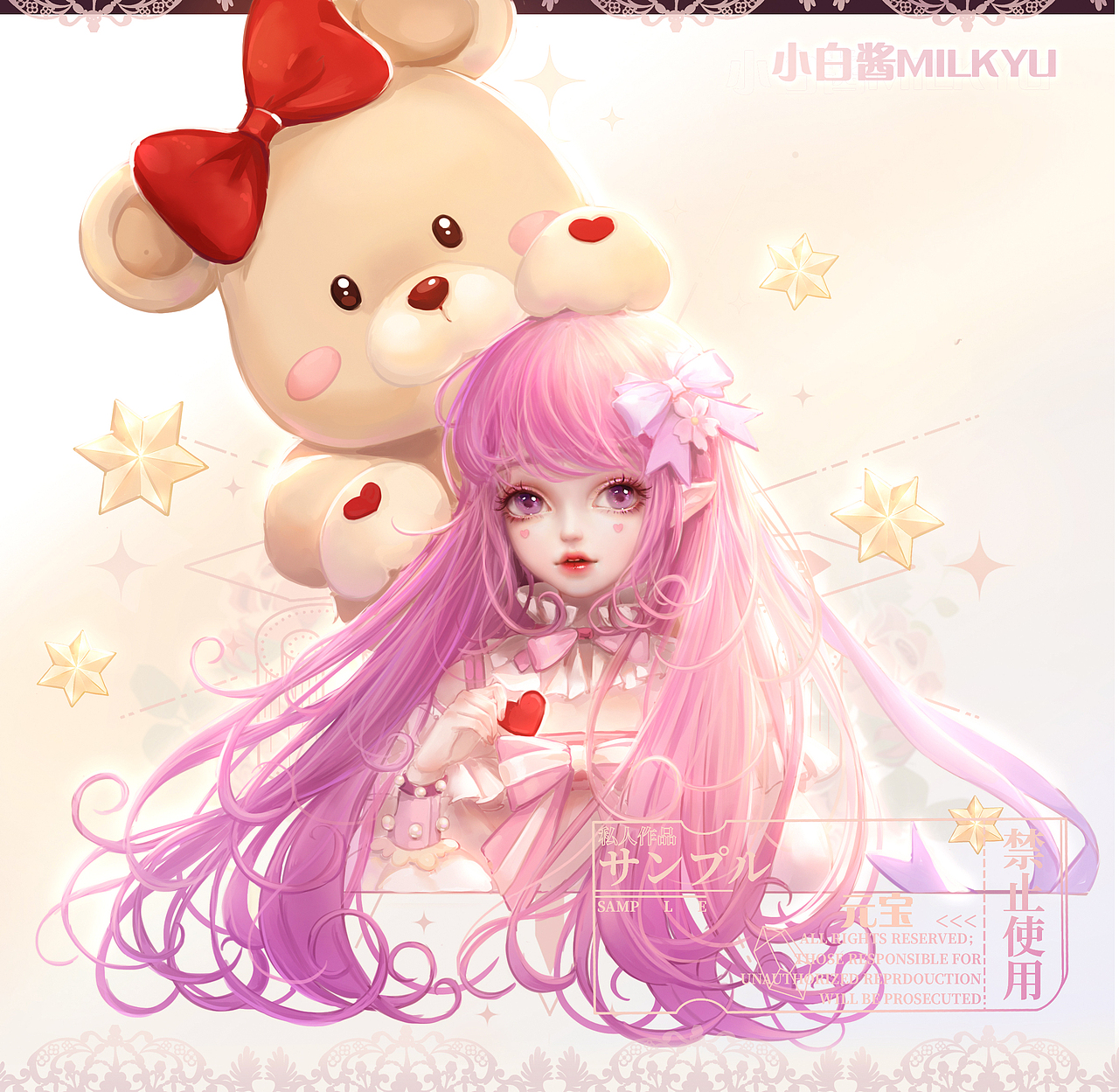 头像合辑来啦（图ZMjI2NDA0NzEy） - 艺术插画 - 站酷设计师小白酱milkyu原创素材 - 站酷ZCOOL