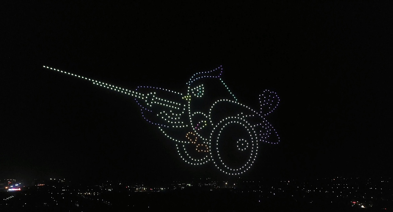 杭州1000架无人机灯光秀表演（图ZMzA4NTgyODUy） - 其他动漫 - 站酷设计师无人机求婚策划原创素材 - 站酷ZCOOL