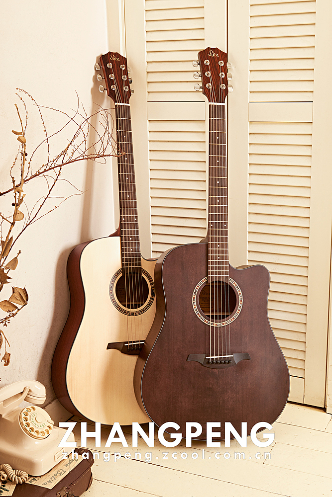 吉他产品拍摄-摄影师张鹏