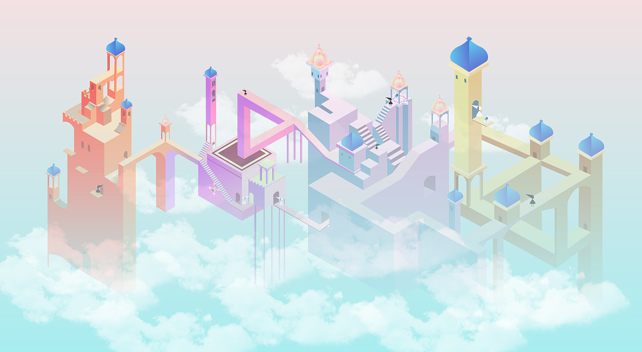 纪念碑谷（图ZMTI2NTk1MzYw） - 其他平面 - 站酷设计师大爱二笙原创素材 - 站酷ZCOOL