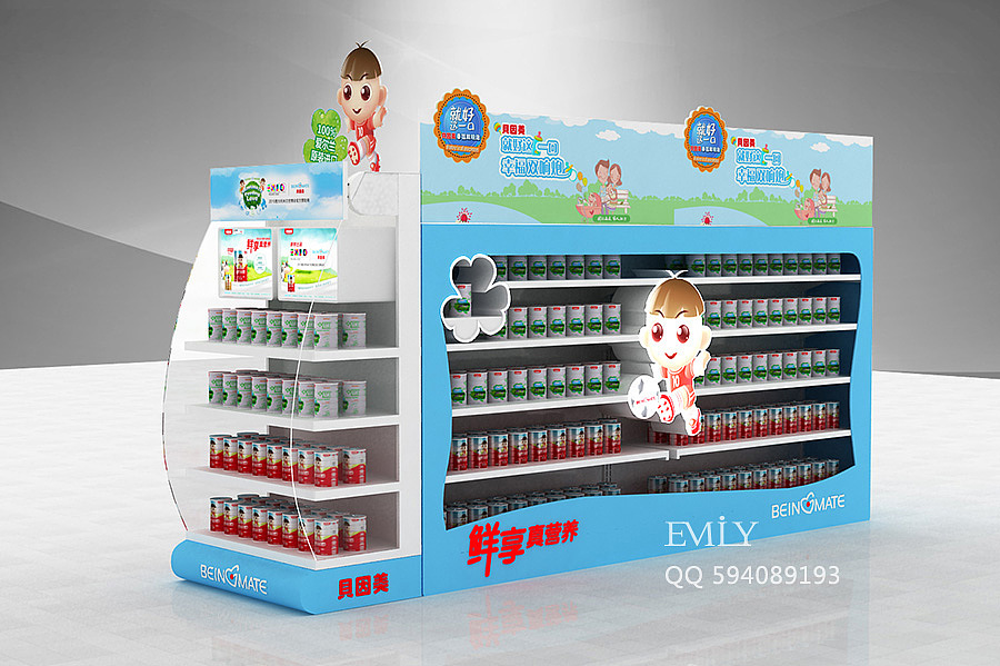 商超 展柜 端架（图ZMzIzMzc5MDQ=） - 其他三维 - 站酷设计师594089193emily原创素材 - 站酷ZCOOL