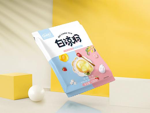 April作品「康雅酷白凉粉」包装设计（个人主页-ZNTEyODY3NjQ=） - 包装 - 站酷设计师猿人创意工作室原创素材 - 站酷ZCOOL