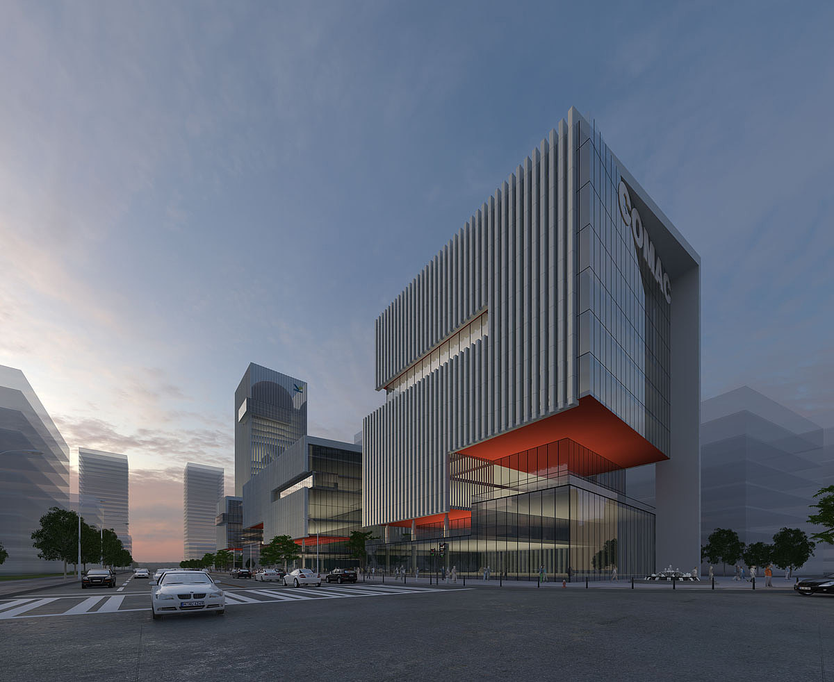 建筑表现渲染后期