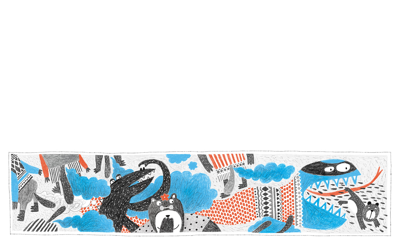 《鳄鱼的旅行》（图ZODU3MTU1NDQ=） - 儿童插画 - 站酷设计师我的王国原创素材 - 站酷ZCOOL