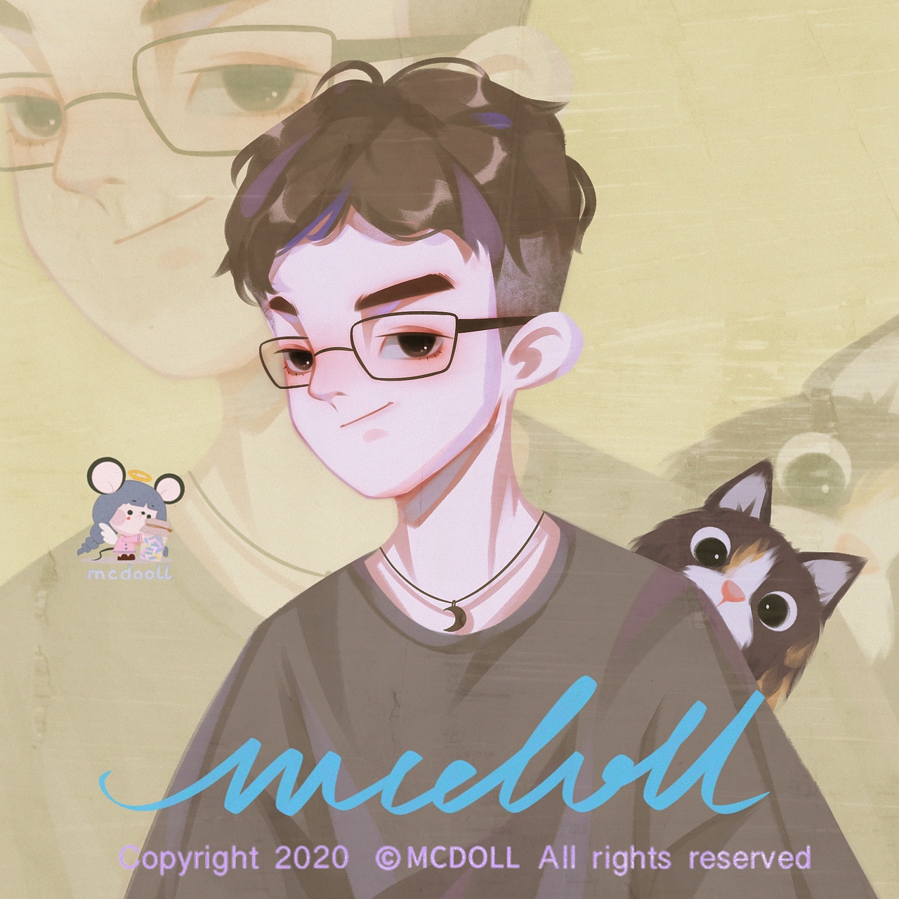 一些头像委托（图ZMjE5MTM4Nzgw） - 商业插画 - 站酷设计师mcdoll_麦兜原创素材 - 站酷ZCOOL