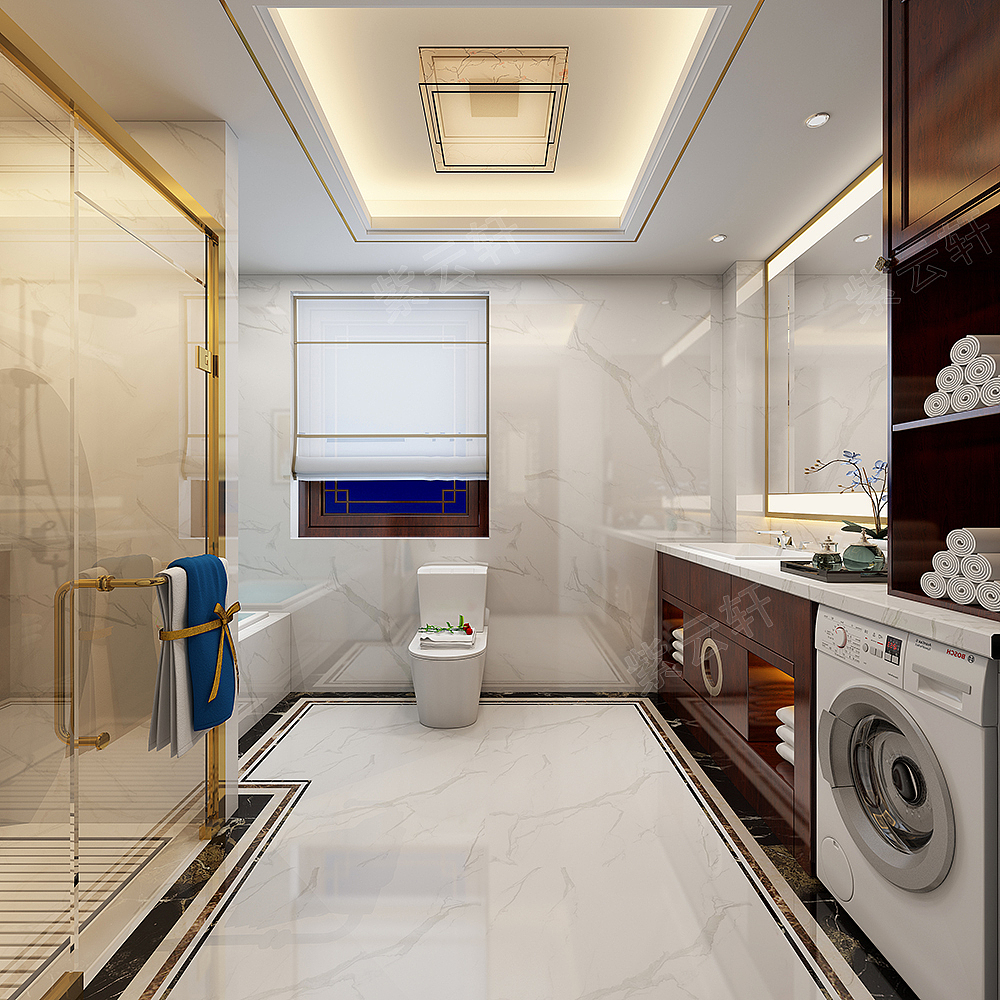 卫生间中式装修效果图