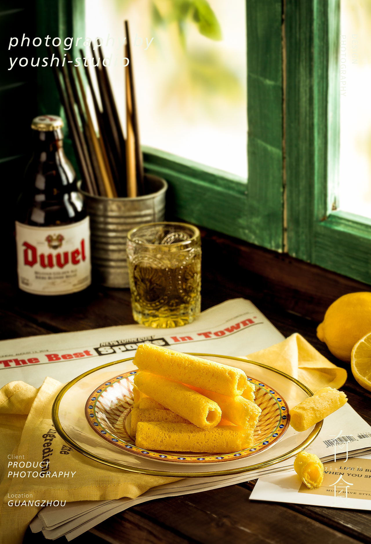 港式蛋卷拍摄(含手稿)