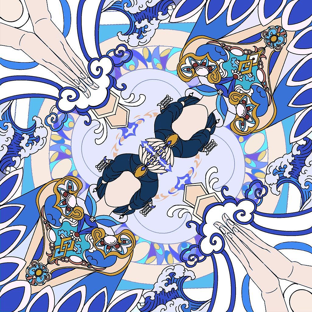 海祈，妈祖海洋文化文创设计（图ZMzU1MjU5ODY4） - 图案 - 站酷设计师忘川孤溪原创素材 - 站酷ZCOOL