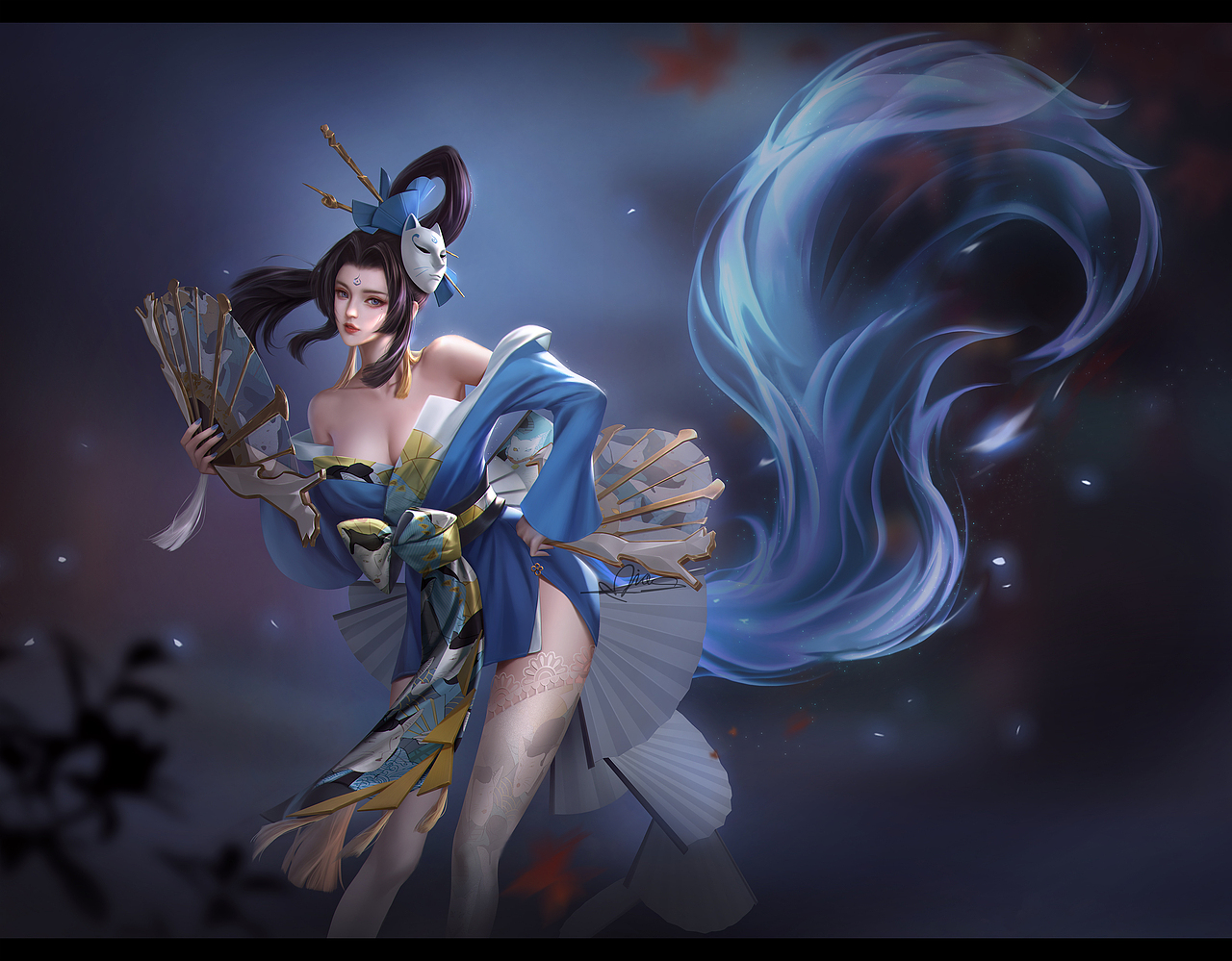 王者荣耀 不知火舞 魅语 半身像