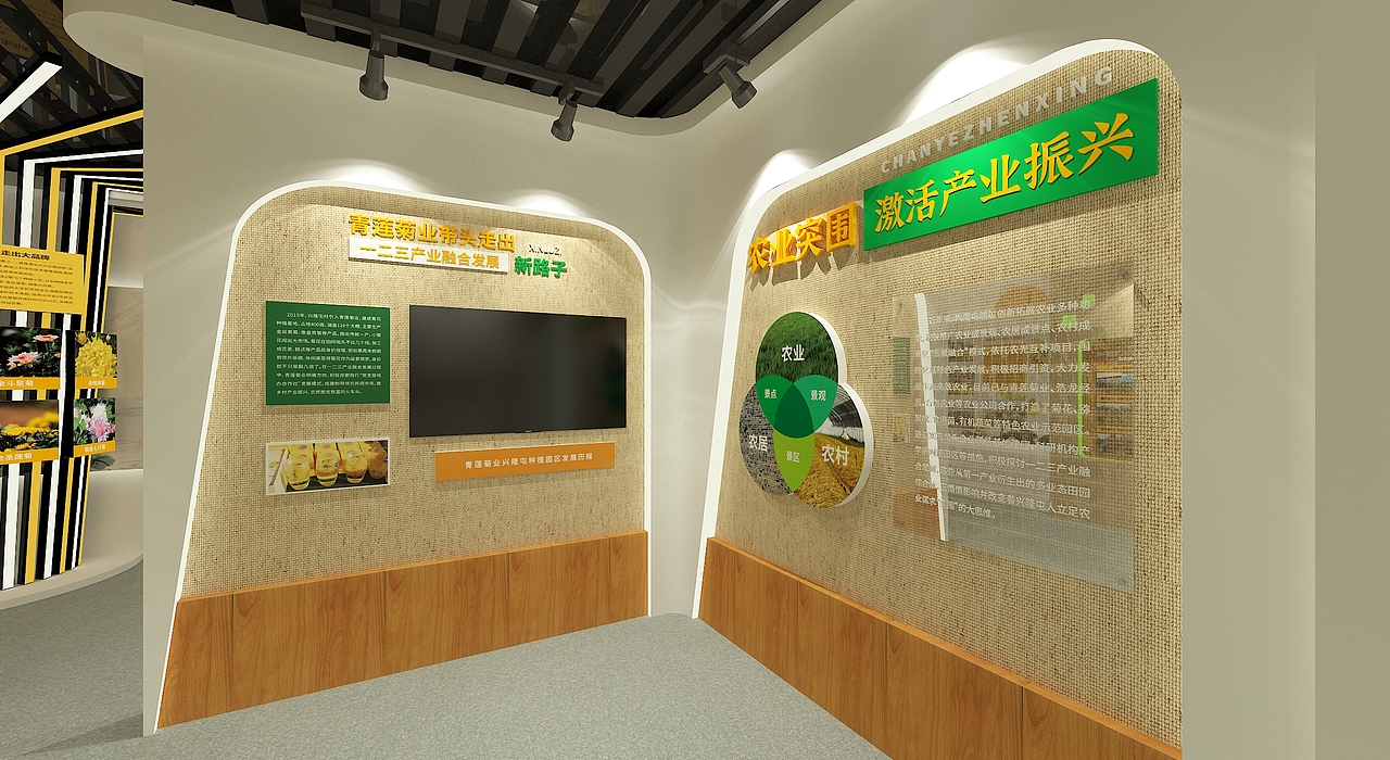 由两个平房改造，空间比较小，元素运用到比较乱（图ZMjE5OTEwMjMy） - 展陈设计 - 站酷设计师吾爱海苔原创素材 - 站酷ZCOOL