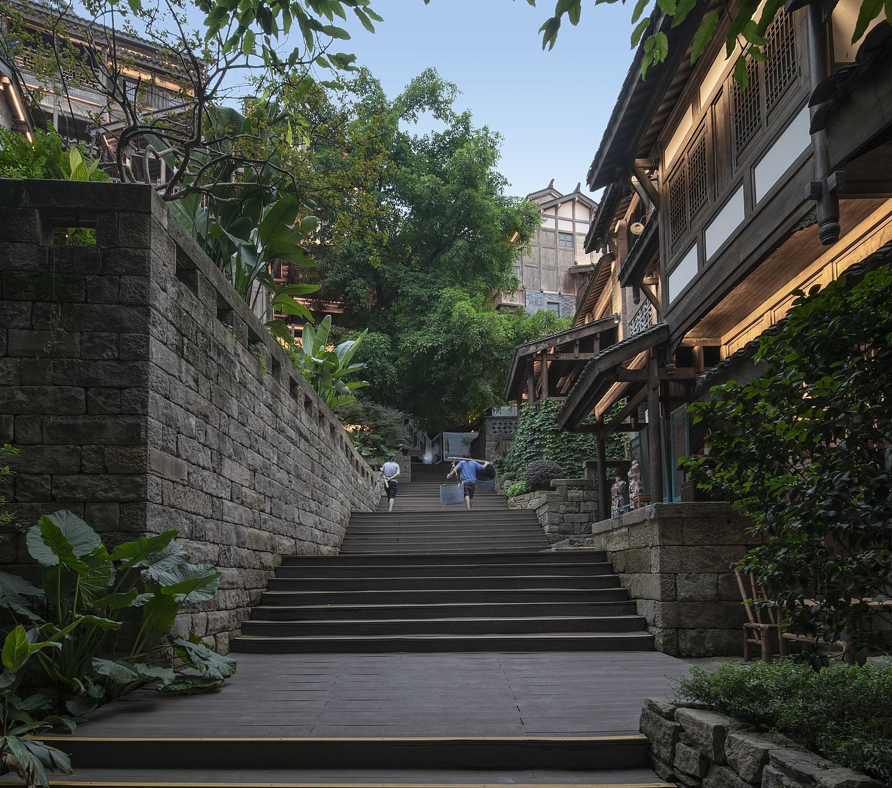 重庆十八梯传统风貌区核心区示范区（图ZMjkzNzI5MjM2） - 环境/建筑摄影 - 站酷设计师行知影像XINZEE原创素材 - 站酷ZCOOL