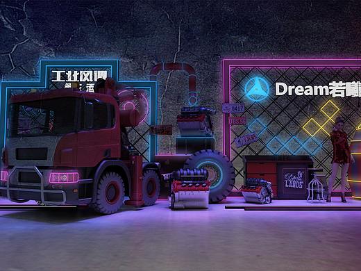 酷炫卡车美陈/酒吧美陈/门口美陈