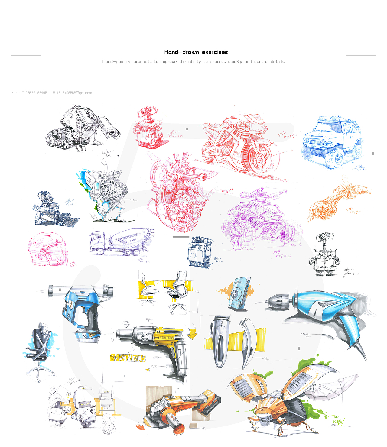 产品手绘练习