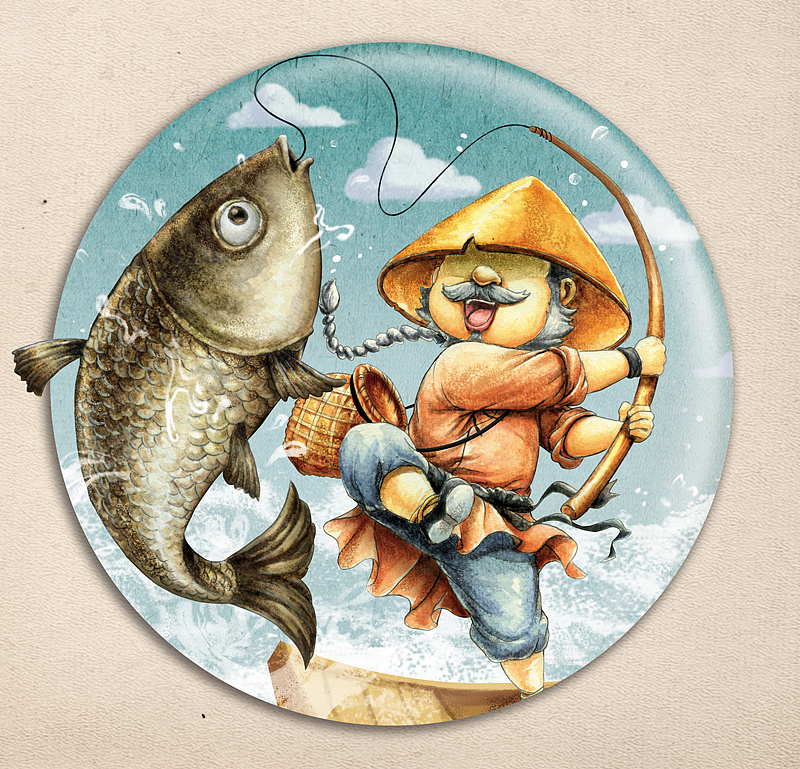 钓鱼渔夫 - 原创作品 - 站酷(zcool)