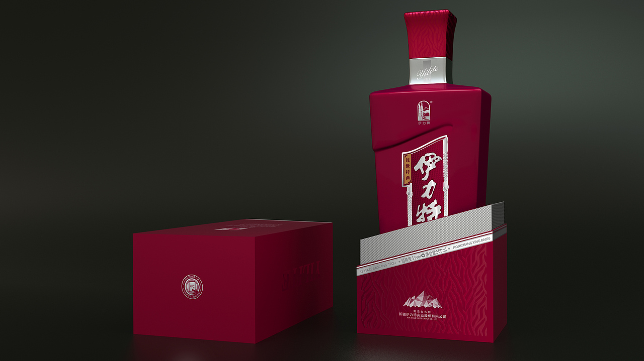伊力特717·风林火山系列酒包装设计