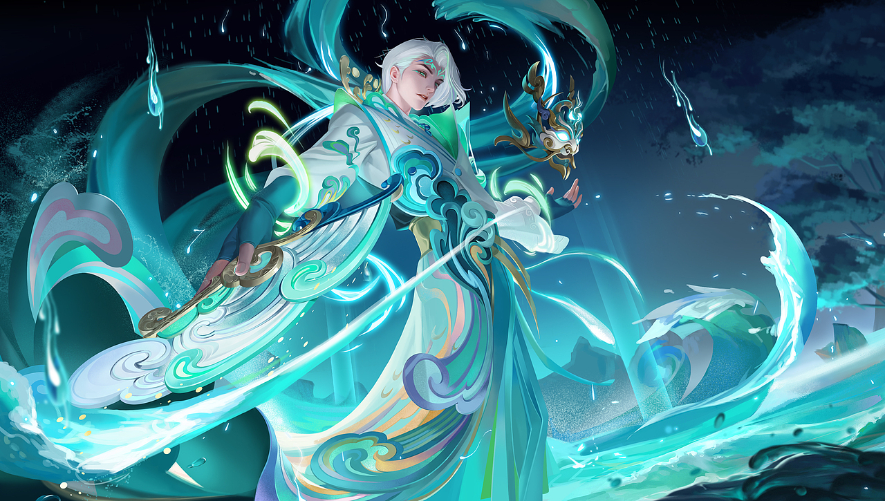 诸葛亮时雨天司篇-游戏插画进阶新阶段