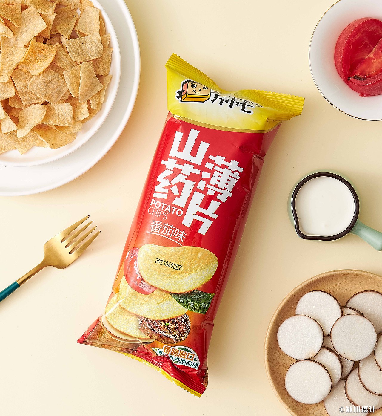 山药脆片拍摄 · 方小七丨©冰川摄计