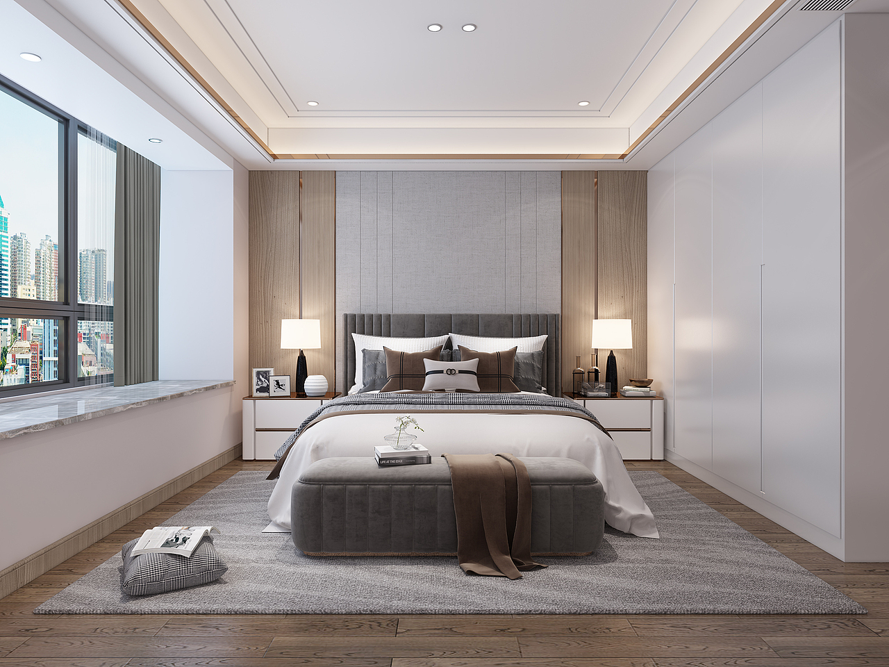 深圳装修:龙华天玑公馆,现代简约风设计