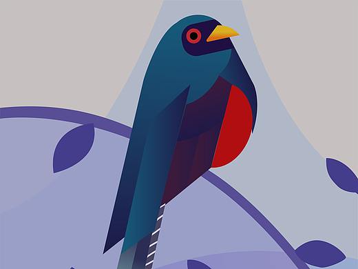 企鹅强化训练1—— 画面构成训练-重复性 临摹