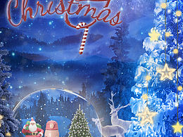 圣诞节合成海报