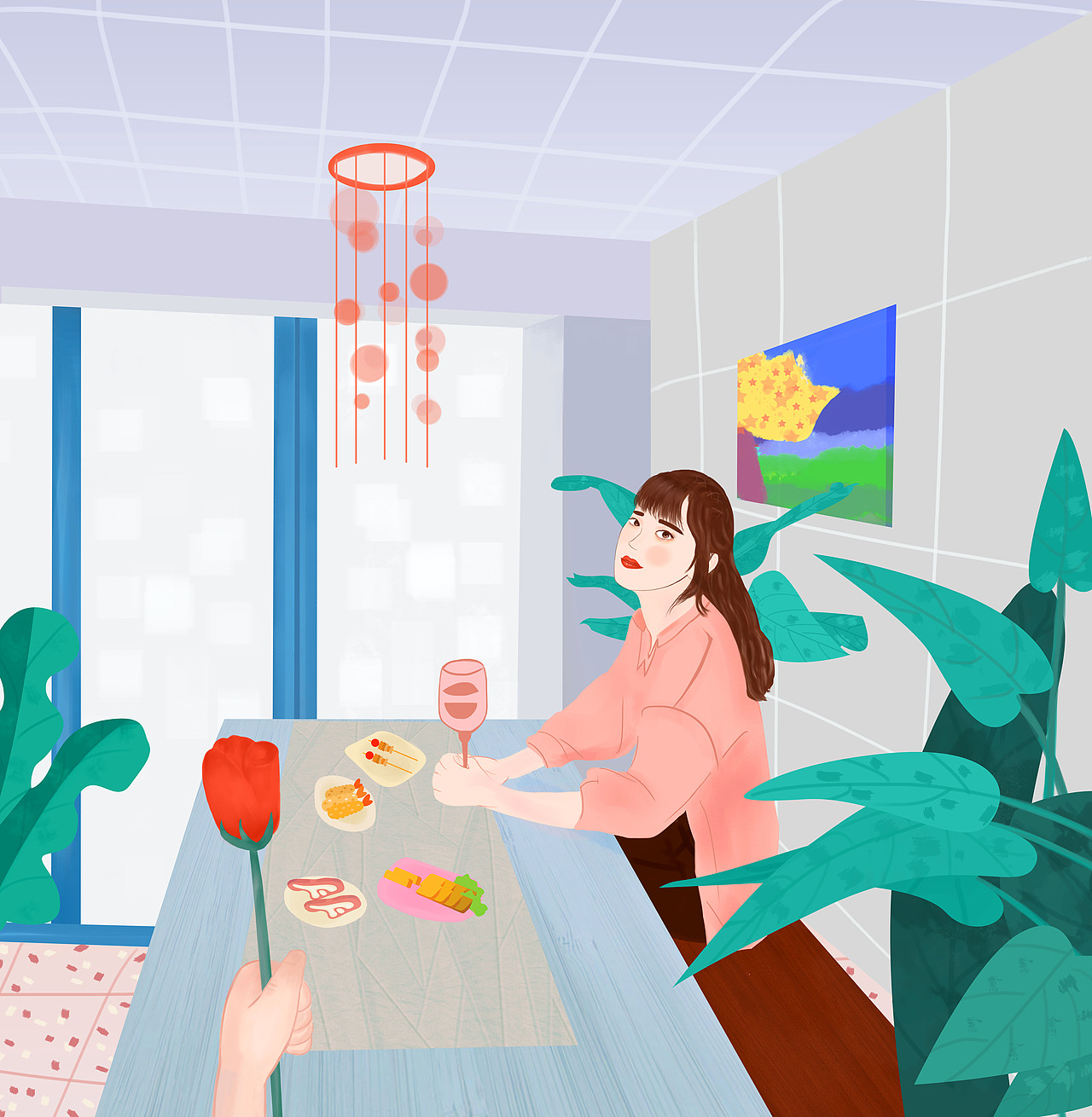 回家前发一波手绘作品（图ZMTA0ODM5NTUy） - 创作习作 - 站酷设计师麦小颜原创素材 - 站酷ZCOOL