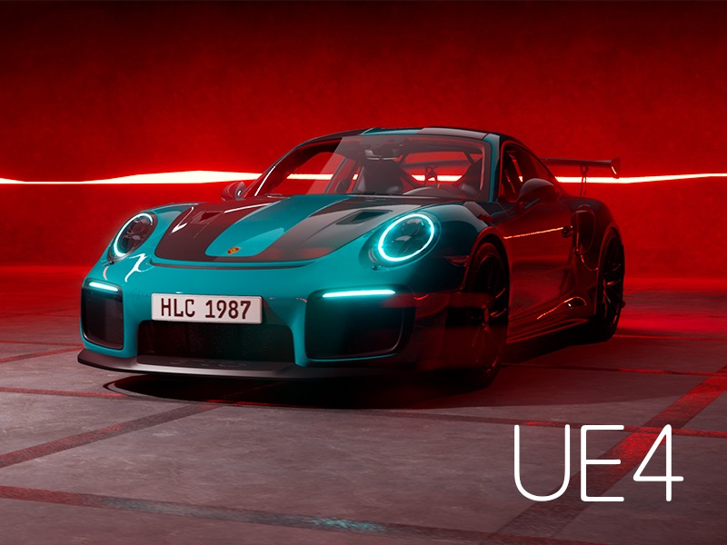 UE4 Porsche 911 GT2 RS