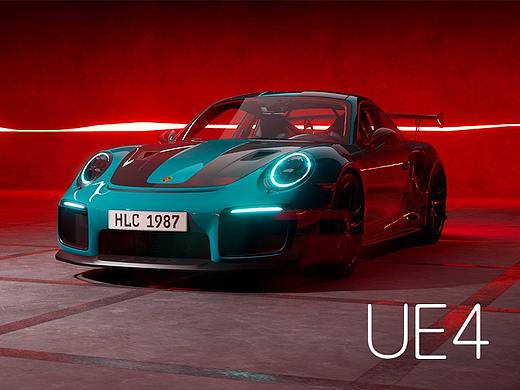 UE4 Porsche 911 GT2 RS