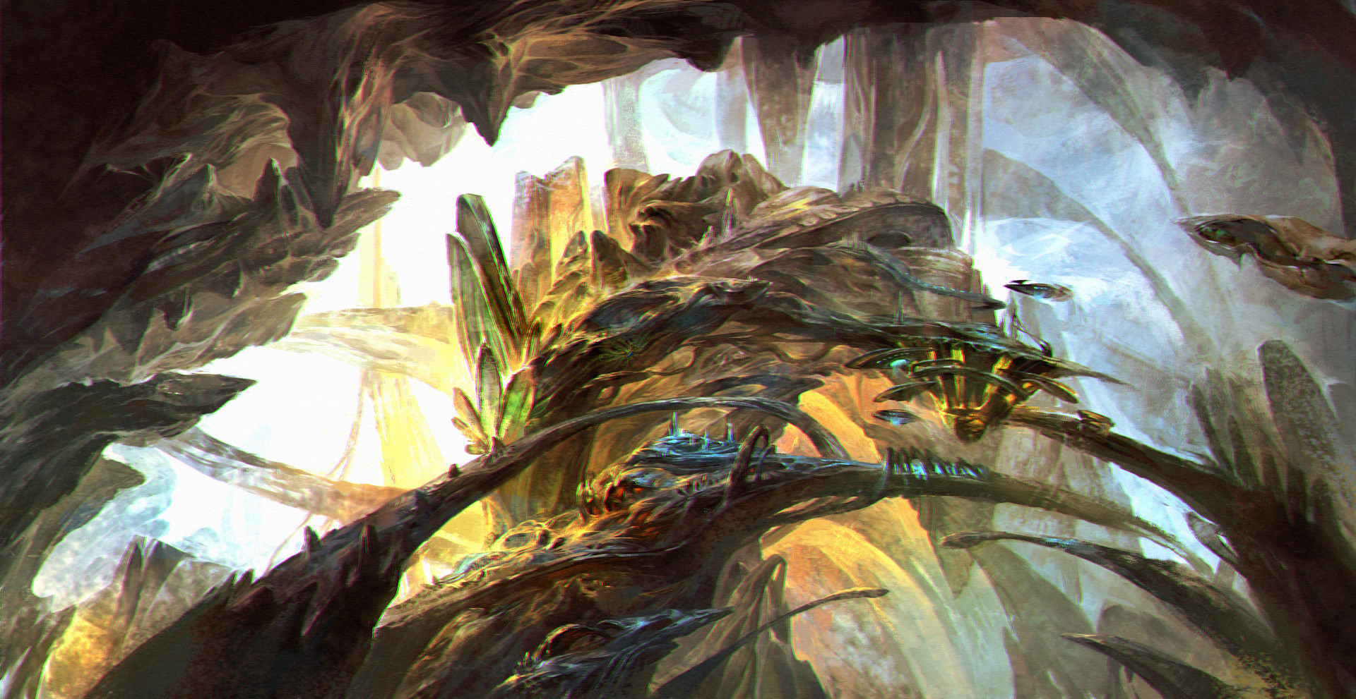 废土科技场景|插画|游戏原画|静止的疯 - 原创作品 - 站酷 (zcool)