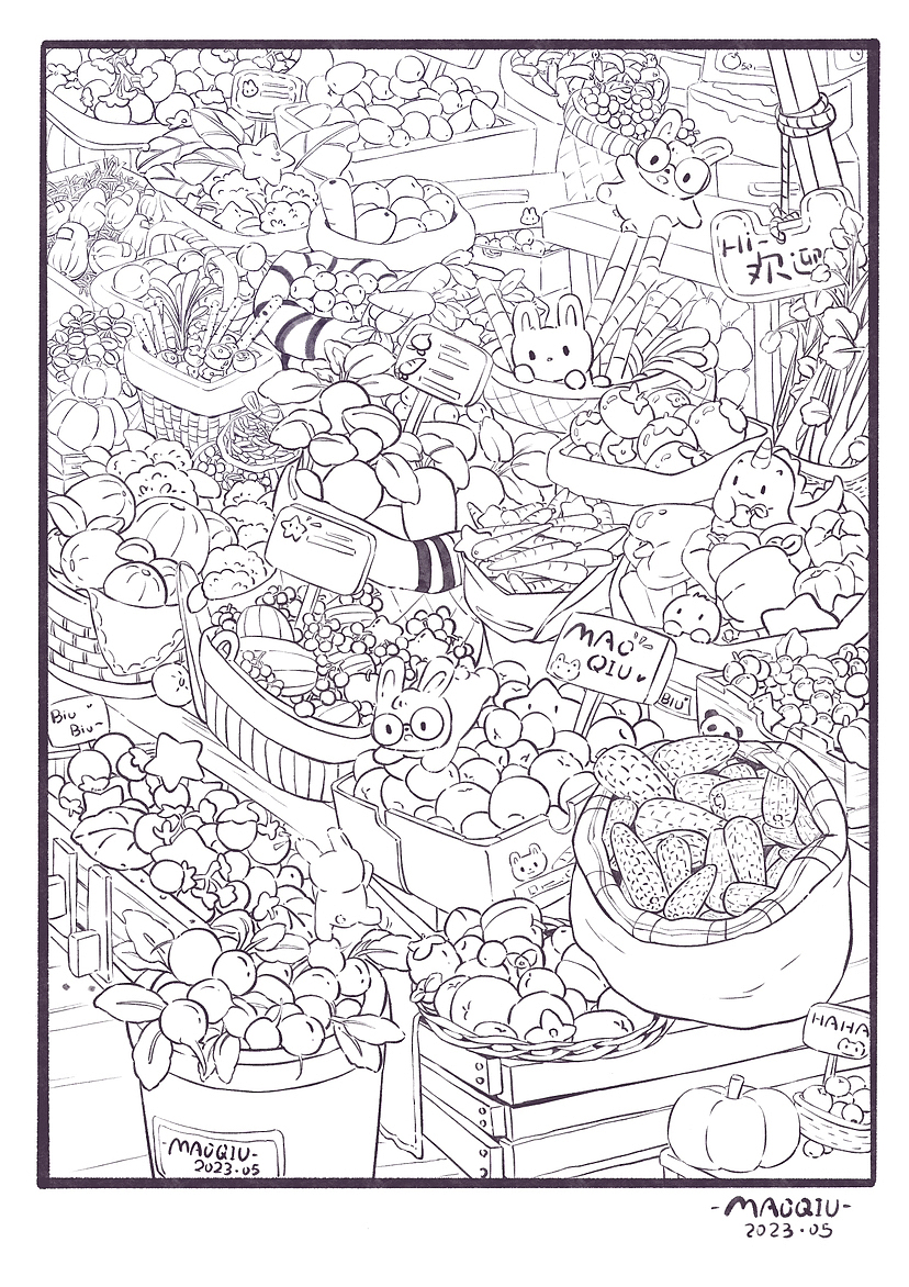 画画画 不要停（图ZMzQxMzk0MjUy） - 创作习作 - 站酷设计师喝拿铁的毛球原创素材 - 站酷ZCOOL