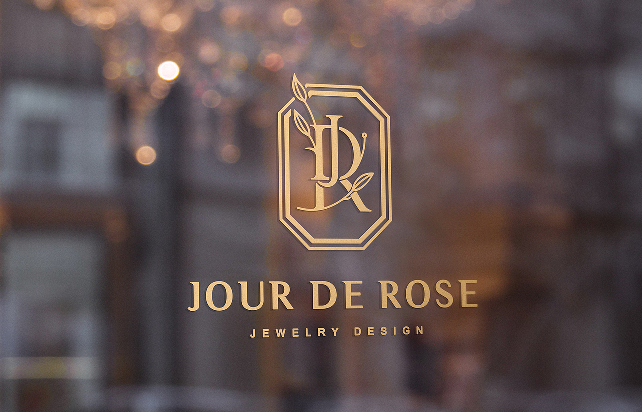 珠宝LOGO设计：JOUR DE ROSE