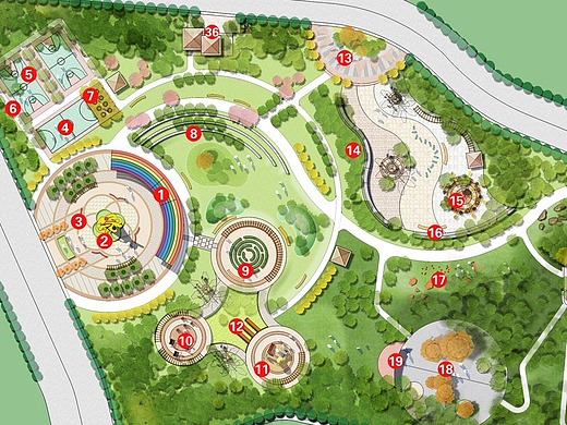 景观设计:《市级公园景观设计》